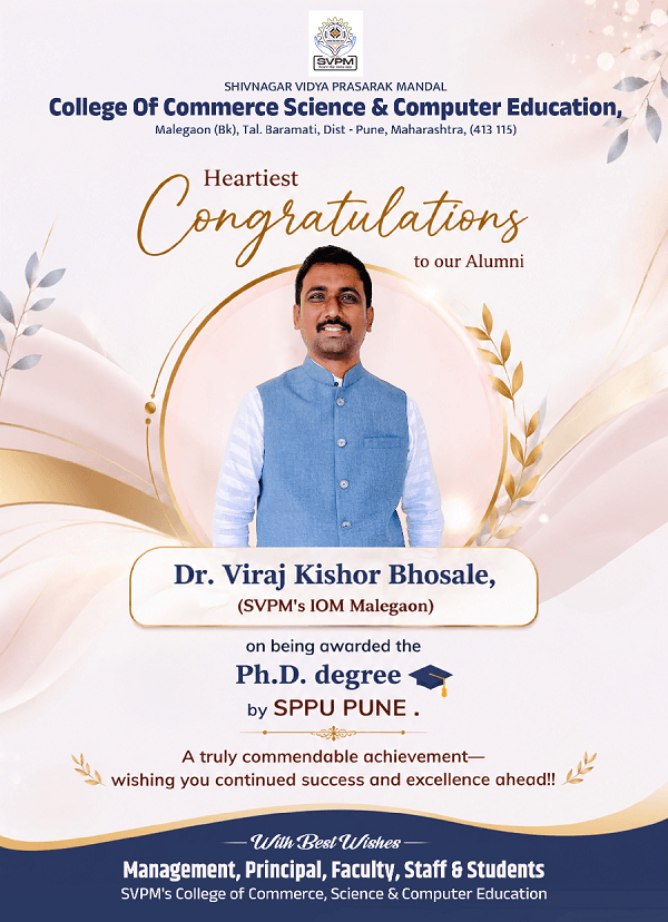Dr. Viraj Kishor Bhosale